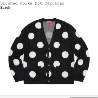 シュプリーム(Supreme)のsupreme brushed polka dot cardigan(カーディガン)