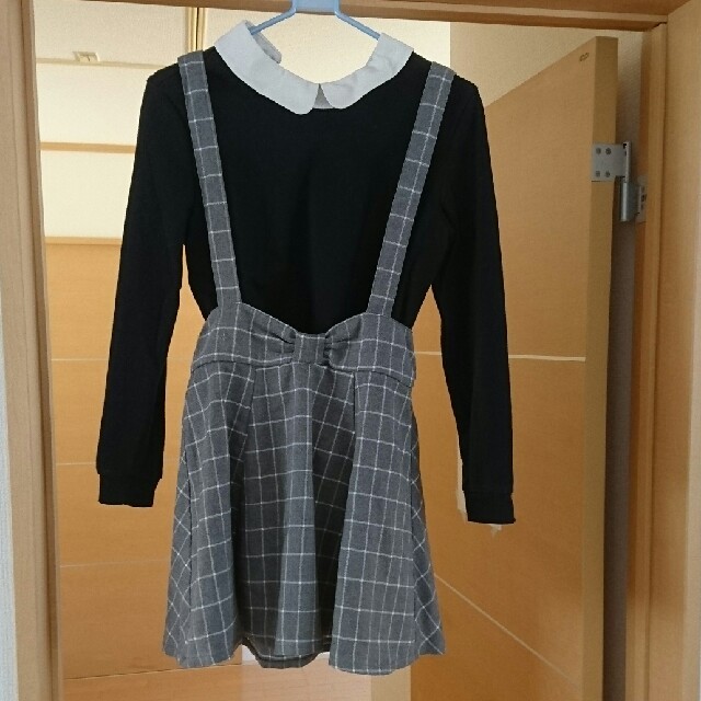 ikka(イッカ)のikka 150㎝女の子服 上下セット キッズ/ベビー/マタニティのキッズ服女の子用(90cm~)(スカート)の商品写真