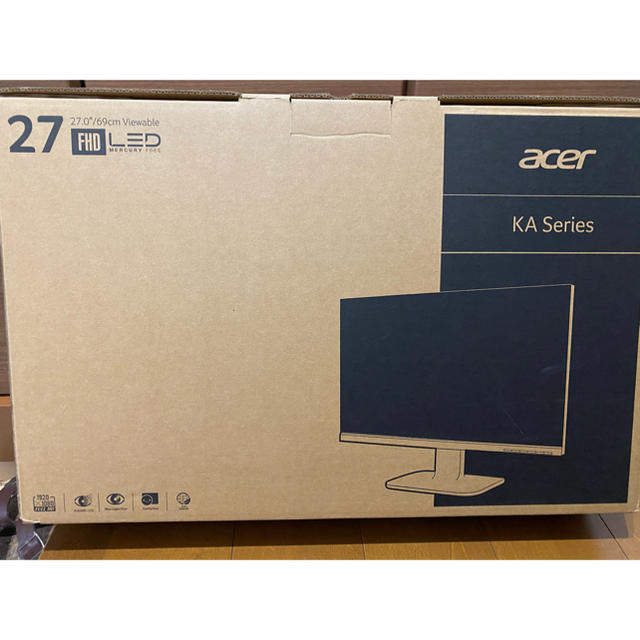 Acer(エイサー)の27インチモニター スマホ/家電/カメラのPC/タブレット(ディスプレイ)の商品写真