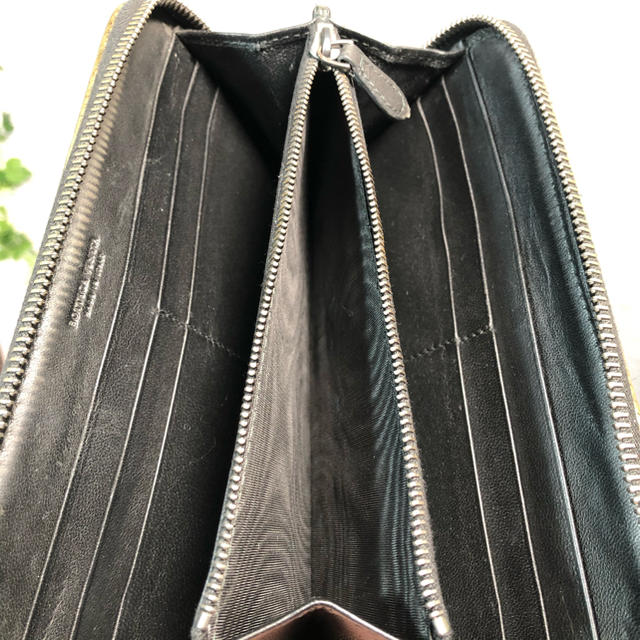 BOTTEGA VENETA ラウンドファスナー 長財布 ゴールド ボッテガ