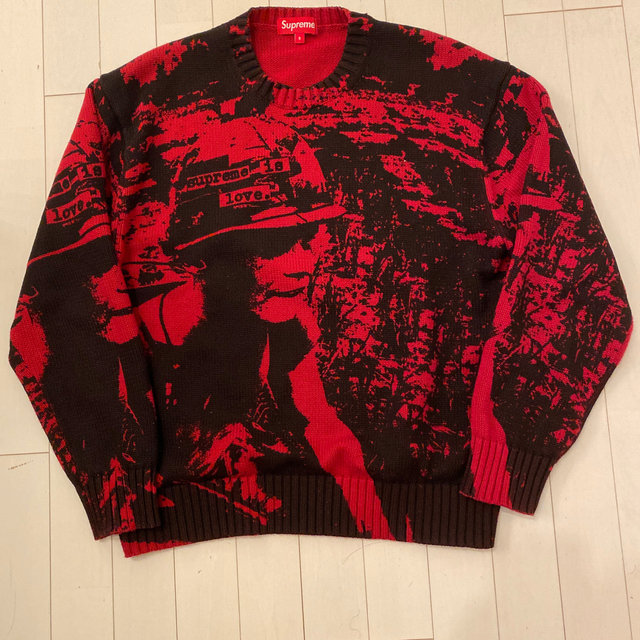 supreme supreme is love sweater ニット　セーター