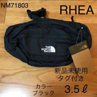 ザノースフェイス(THE NORTH FACE)の【新品未使用】ノースフェース RHEA ウエストバッグ NM71803 ブラック(ボディバッグ/ウエストポーチ)