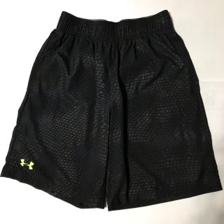 アンダーアーマー(UNDER ARMOUR)のトレーニングハーフパンツ 黒  160cm         アンダーアーマー(ウェア)