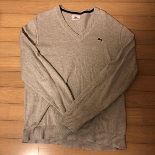 ラコステ(LACOSTE)の【値下げ】LACOSTE ニットセーター Ｌサイズ(ニット/セーター)