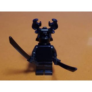 レゴ(Lego)のレゴ★ブラック単色ミニフィグ サムライVer. オリジナルアレンジ 激レア(知育玩具)