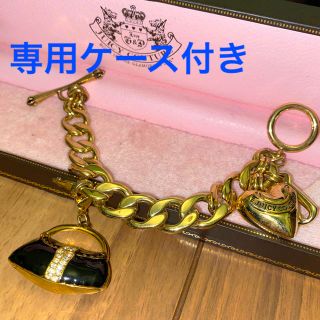 ジューシークチュール(Juicy Couture)のJUICY COUTURE ジューシークチュール ブレスレット チャーム3つ付き(ブレスレット/バングル)