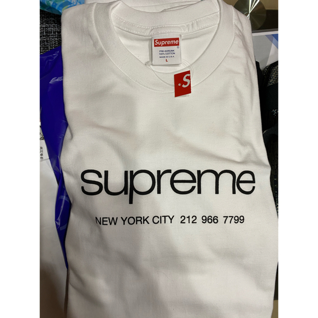 Supreme Shop Tee 白 L