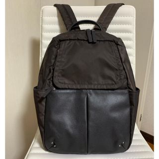 サクスニーイザック(SACSNY Y'SACCS)のマーチ様専用❣️イザック❣️革コンビリュック　ブラウン(リュック/バックパック)