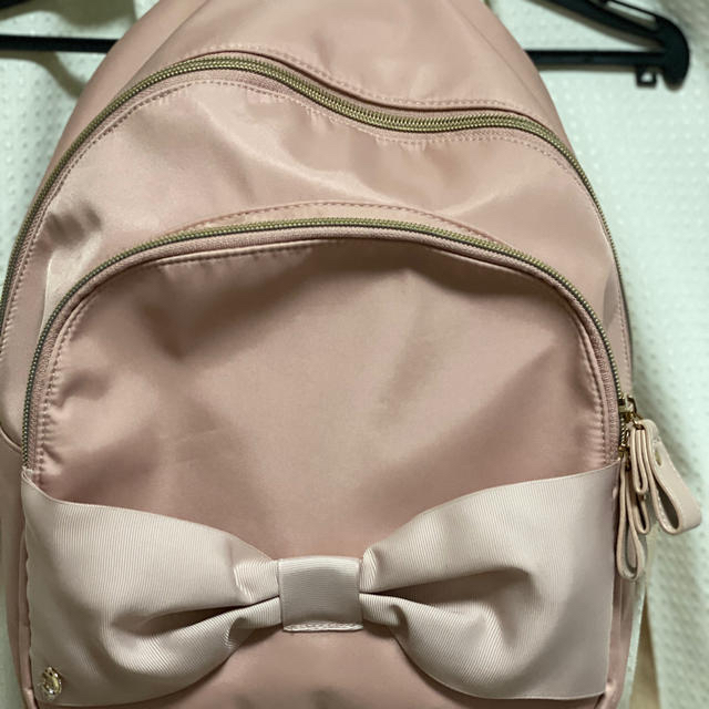 リボン付きリュック レディースのバッグ(リュック/バックパック)の商品写真
