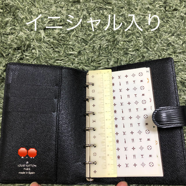 LOUIS VUITTON(ルイヴィトン)の【値下げ】美品　ルイヴィトン エピ 黒　手帳カバー レディースのファッション小物(その他)の商品写真