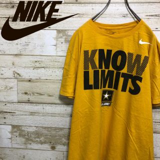 ナイキ(NIKE)のナイキ(NIKE)☆KNOW LIMITS プリント Tシャツ イエロー(Tシャツ/カットソー(半袖/袖なし))