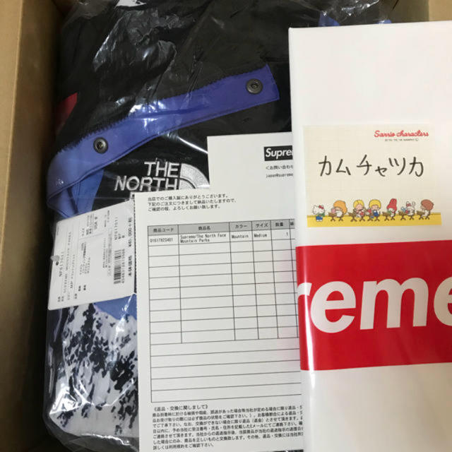 supreme north face mountain parka 雪山 新品