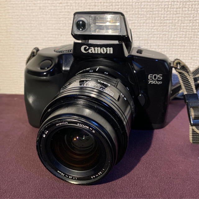 Canon(キヤノン)のCanon EOS KISS 750QD フィルムカメラ+SIGMA ZOOM スマホ/家電/カメラのカメラ(フィルムカメラ)の商品写真