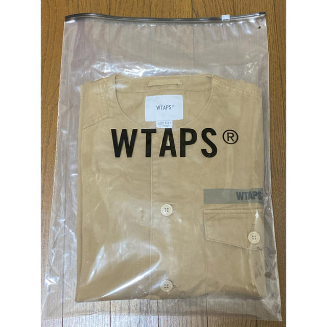 W)taps(ダブルタップス)のWTAPS 19AW SCOUT LS SHIRT BEIGE S スカウト メンズのトップス(シャツ)の商品写真