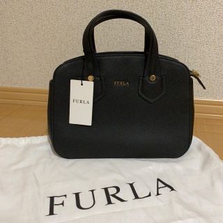 フルラ(Furla)の大幅値下げ！【新品】FURLA ハンドバッグ　ブラック　黒(ハンドバッグ)