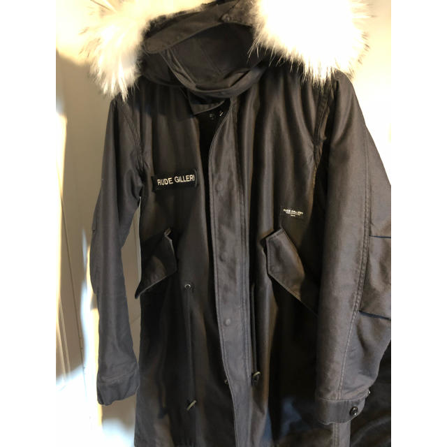 RUDE GALLERY - Rude Gallery ルードギャラリー 16AW モッズコート 黒