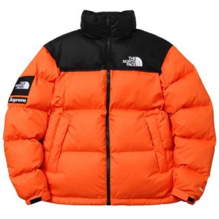 シュプリーム(Supreme)のsupreme north face nuptse jacket orange(ダウンジャケット)