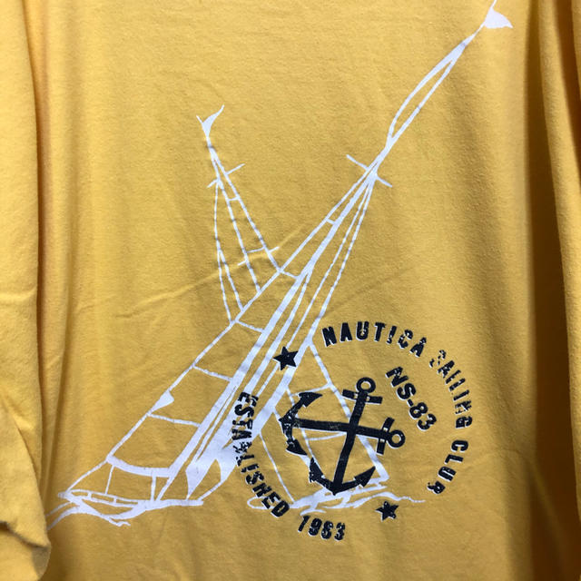 NAUTICA(ノーティカ)のノーティカ(NAUTICA)☆刺繍ロゴ ビッグサイズ Tシャツ メンズのトップス(Tシャツ/カットソー(半袖/袖なし))の商品写真