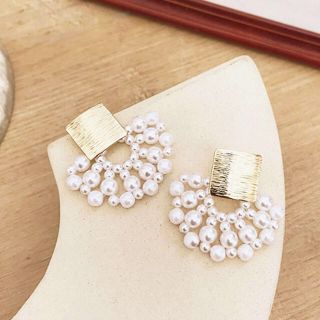 ショップニコニコ(Shop NikoNiko)の② shopnikoniko つぶつぶ パール ピアス(ピアス)