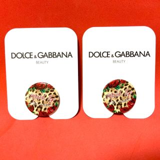 ドルチェアンドガッバーナ(DOLCE&GABBANA)の2点セット ドルチェ＆ガッパーナ　ポップソケット　スマホグリップ　スマホリング(その他)