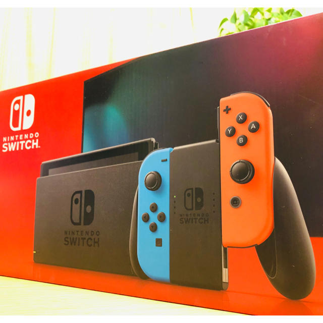 【新品】ニンテンドースイッチネオン　ネオンブルー.ネオンレッド1個Joy-Conグリップ