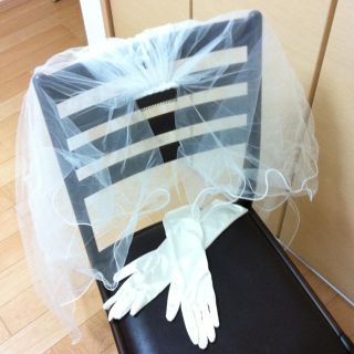 ブライダル♡ベール＆グローブ(その他ドレス)