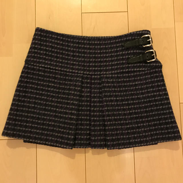 miumiu(ミュウミュウ)の美品ウールミニスカート レディースのスカート(ミニスカート)の商品写真