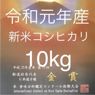 栃木県産 農家直送 新米コシヒカリ10kg(米/穀物)