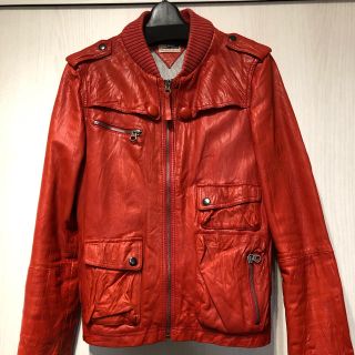 トミーヒルフィガー(TOMMY HILFIGER)の7ちゃん様　トミーヒルフィガー羊革 ライダースジャケット　Sサイズ(ライダースジャケット)