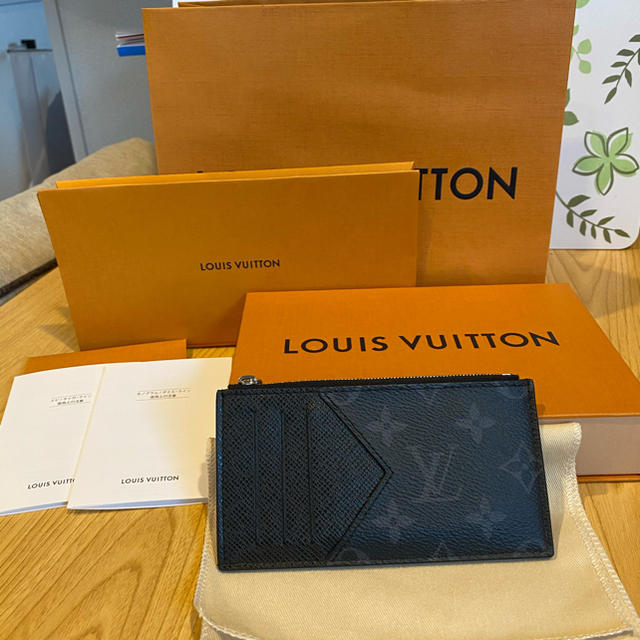 LOUIS VUITTON(ルイヴィトン)のLOUIS VUITTON ルイヴィトン財布ノワール コインカードホルダー メンズのファッション小物(コインケース/小銭入れ)の商品写真