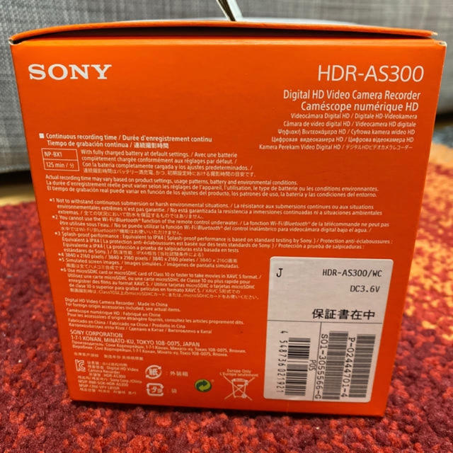 SONY Action Cam HDR-AS300