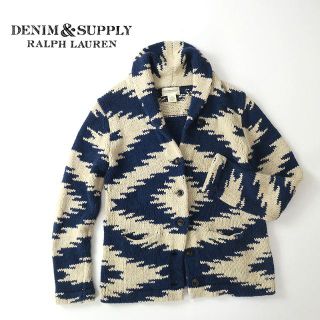 デニムアンドサプライラルフローレン(Denim & Supply Ralph Lauren)のDENIM&SUPPLY ラルフローレン　ネイティブ柄ショールカラーカーディガン(カーディガン)