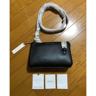 マークジェイコブス(MARC JACOBS)の新品 マークジェイコブス ショルダーバッグ ポシェット 黒色 ポーチ ブラック(ショルダーバッグ)