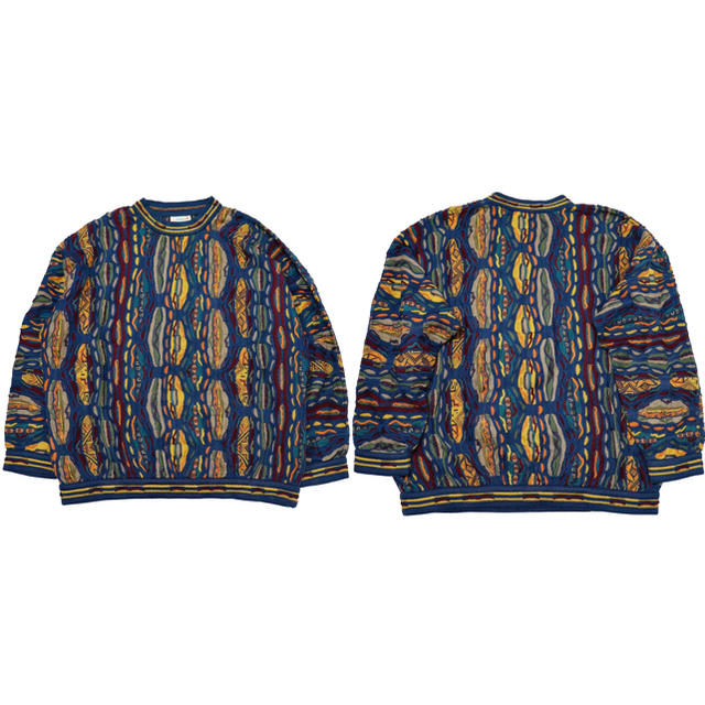★美品★COOGI★クージー★90s★3D ニット★マルチカラー★菅田将暉★L