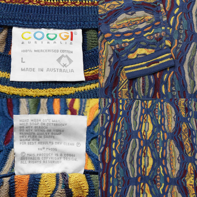 ★美品★COOGI★クージー★90s★3D ニット★マルチカラー★菅田将暉★L