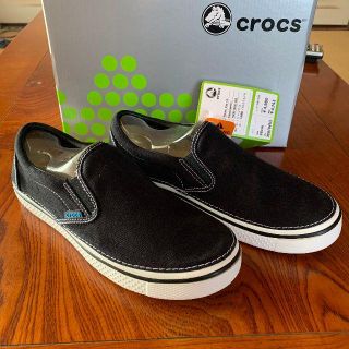 クロックス(crocs)のクロックス スニーカー フーバースリップオン 25cm(スリッポン/モカシン)