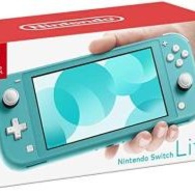 【2020年3月店舗印有り】Nintendo switch lite ターコイズ