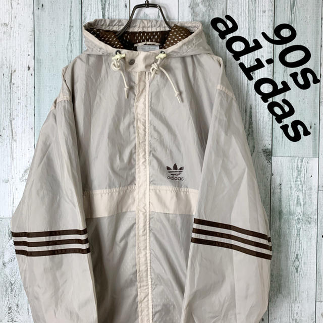 正規品100%新品】 adidasアディダス アースカラーナイロンジャケット