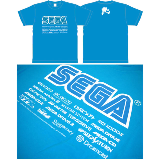 SEGA(セガ)のSEGA ロゴTシャツ 『セガロゴ』Tシャツ XL エンタメ/ホビーのエンタメ その他(その他)の商品写真