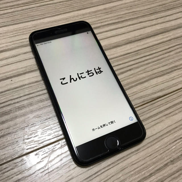 iPhone7 128GB ジェットブラック SoftBank ジャンク品