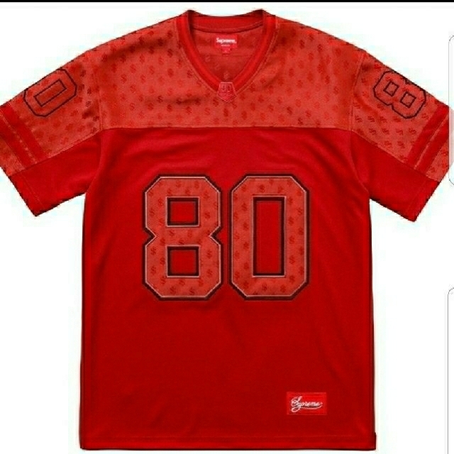 定価以下  Supreme monogram football jersey 赤