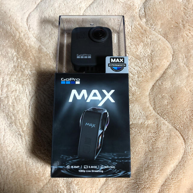 新品未使用！ゴープロ GoPro MAX ブラック CHDHZ-201-FW