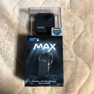 ゴープロ(GoPro)の新品未使用！ゴープロ GoPro MAX ブラック CHDHZ-201-FW(コンパクトデジタルカメラ)