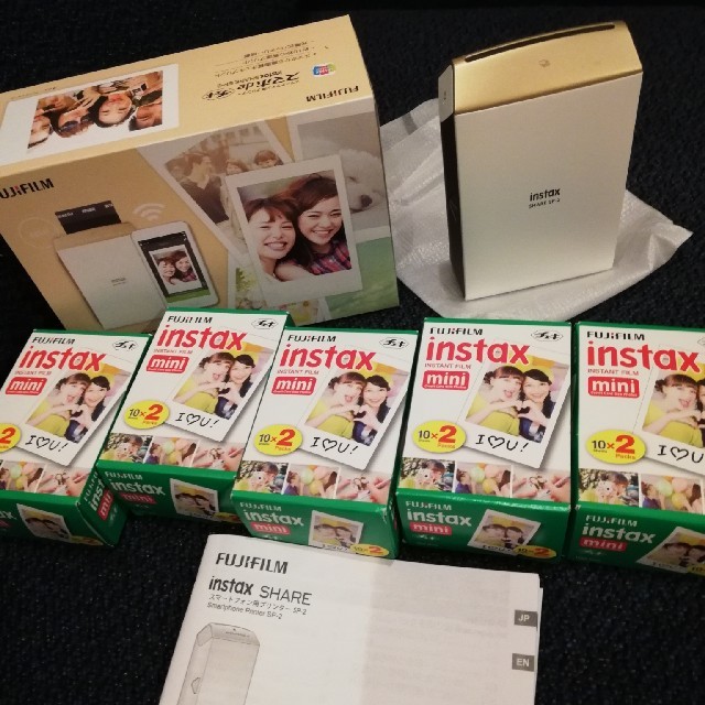 富士フイルム(フジフイルム)のスマホ de チェキ instax SHARE SP-2 (未使用品) スマホ/家電/カメラのスマホ/家電/カメラ その他(その他)の商品写真