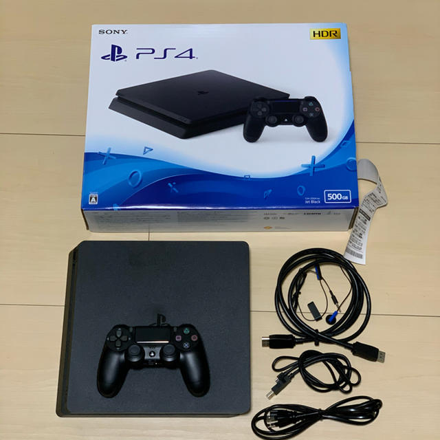 誠実 PlayStation4 - PS4 薄型現行機種　500GB メーカー保証あり 家庭用ゲーム機本体