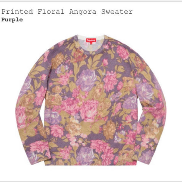 Supreme Floral Angora Sweater L ニット/セーター