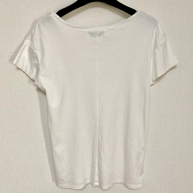 SLOBE IENA(スローブイエナ)のIENA SLOBE  フレンチスリーブTシャツ 白 レディースのトップス(Tシャツ(半袖/袖なし))の商品写真