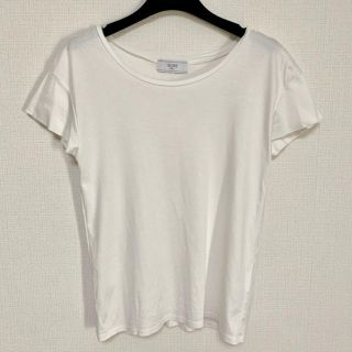 スローブイエナ(SLOBE IENA)のIENA SLOBE  フレンチスリーブTシャツ 白(Tシャツ(半袖/袖なし))