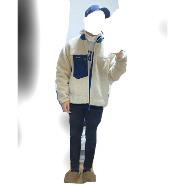 美品!着画あり!Patagonia レトロX オフホワイト L - 2