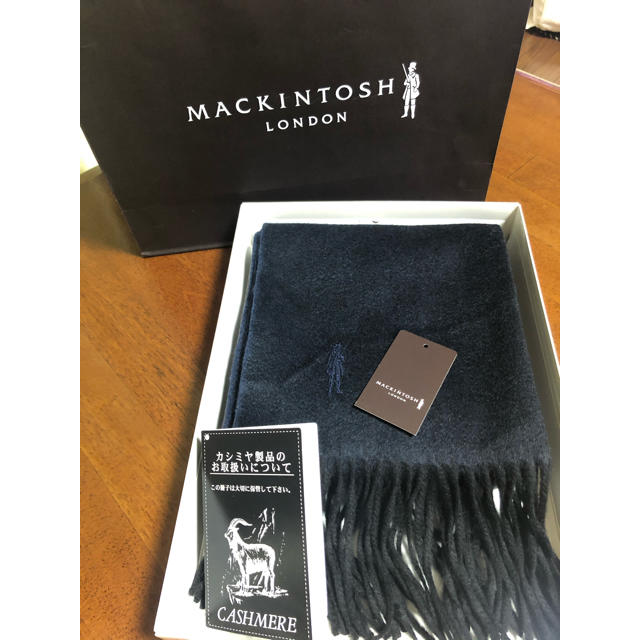 MACKINTOSH(マッキントッシュ)のマッキントッシュロンドン　カシミヤ100%マフラー メンズのファッション小物(マフラー)の商品写真